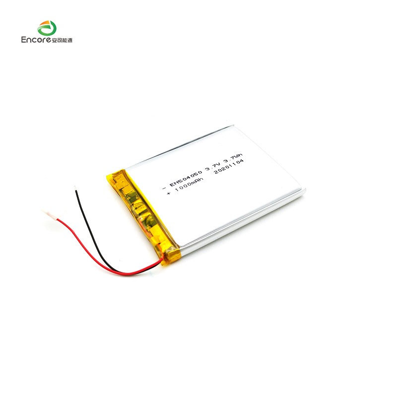 3.7v 1000mah لی پولیمر بیٹری