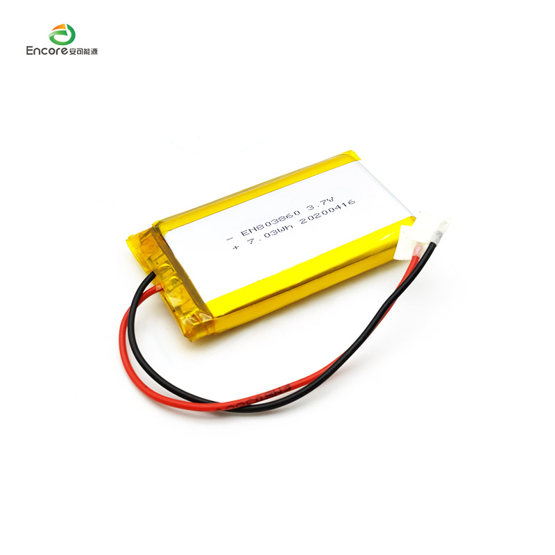 3.7v 2000mah لی پولیمر بیٹری