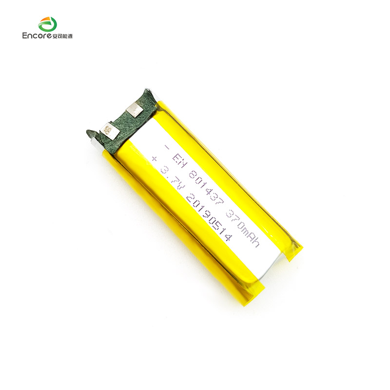 3.7v 370mah لی پولیمر بیٹری