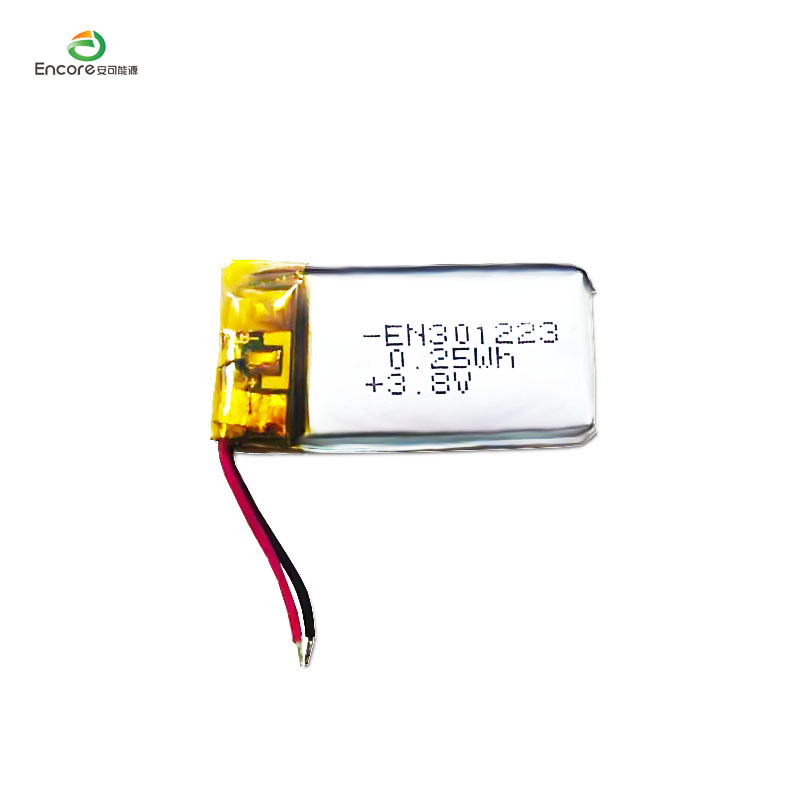 301223 0.25wh لیپو بیٹری