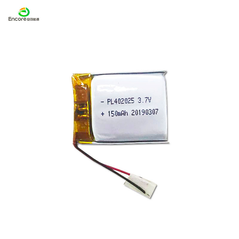 402025 150mAh 3.7v ریچارج ایبل لیپو بیٹری