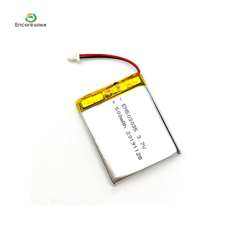 میڈیکل ڈیوائس کے لیے 500mAh لی آئن