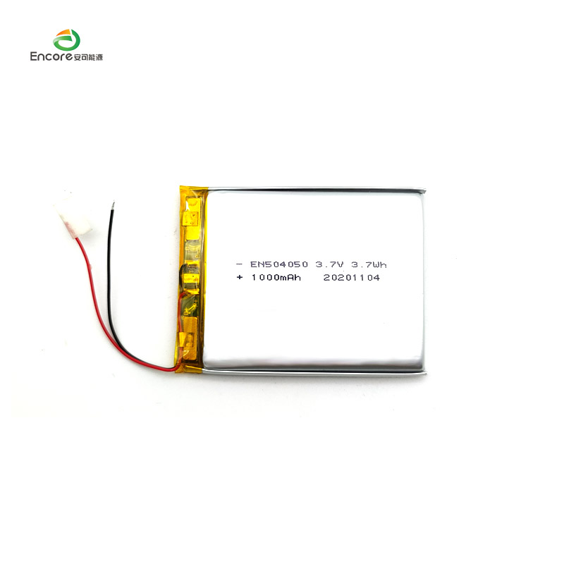 504050 3.7v 1000mah lipo JST کنیکٹر لیتھیم پولیمر بیٹری UL کے ساتھ پورٹیبل ایکسچینج ڈیوائس کے لیے