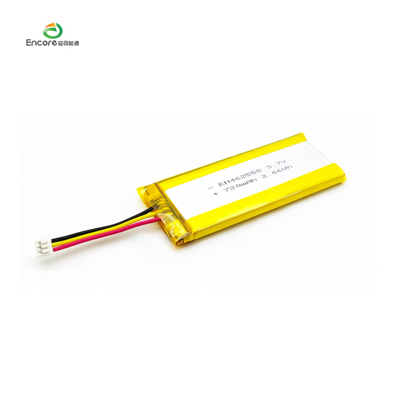 720mAh Li-ion Rechargeable Lipo Lithium Polymer بیٹری