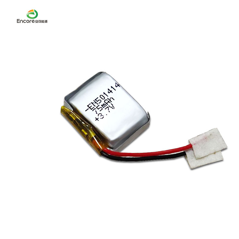 75mah لی پولیمر بیٹری 501419