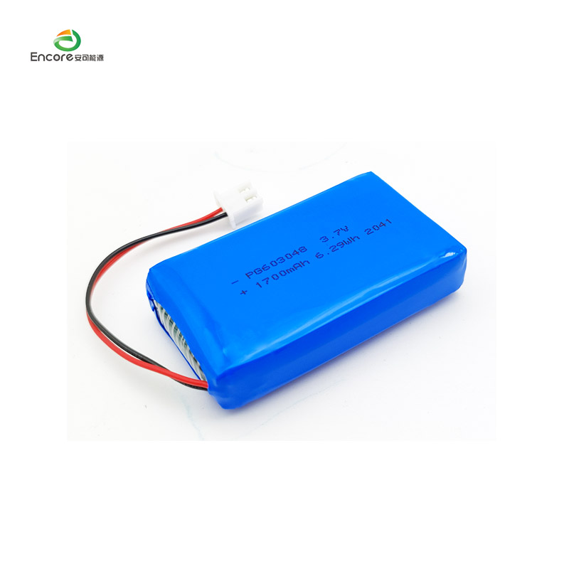 GPS کے لیے 850mah لی پولیمر بیٹری